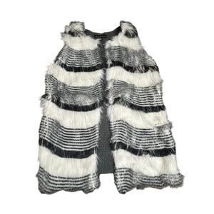 Derek Heart Faux Fur Vest Women Size M